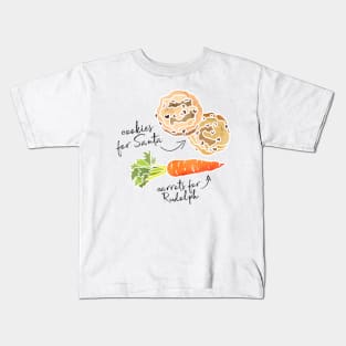 Santa's Cookie Plate Kids T-Shirt